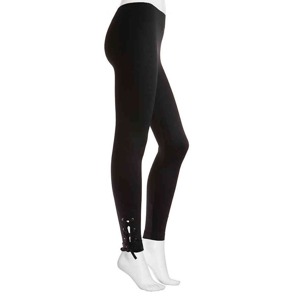 3 for $25 Lace Up Ankle Black Leggings NINE WEST